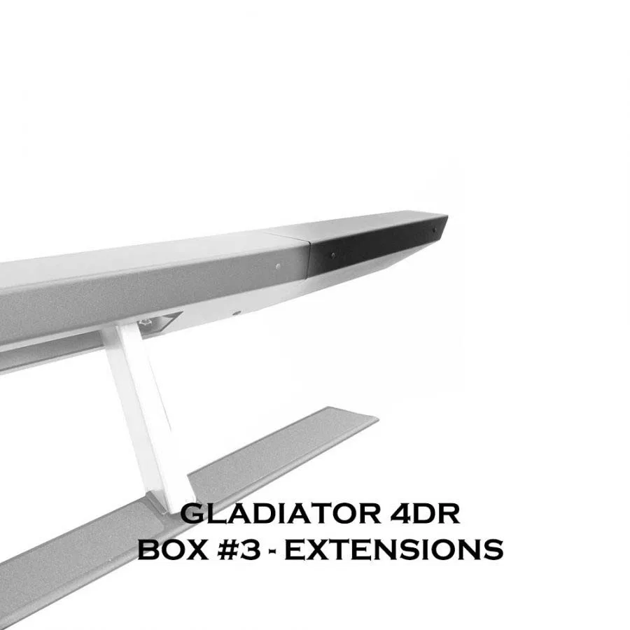 BD-SS-300-JT4E – ROCK SLIDE Running Board Component, For 3rd Gen Rock Slide Step Sliders Rear Extension